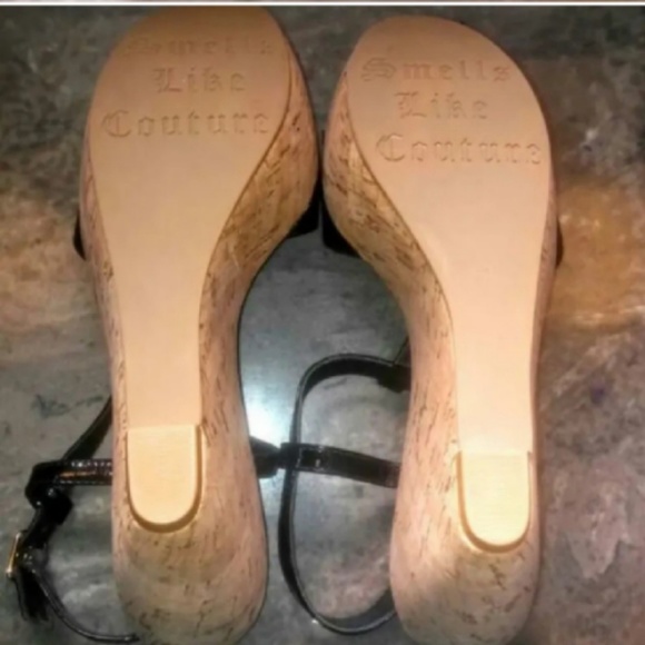 NWOT Juicy Couture Patten Leather Wedges - Picture 3 of 3